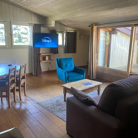 Apartment 71m2 Pres De Megeve, 2 Chambres, Terrasse En Toiture, Parking Couvert, Tennis En Ete *